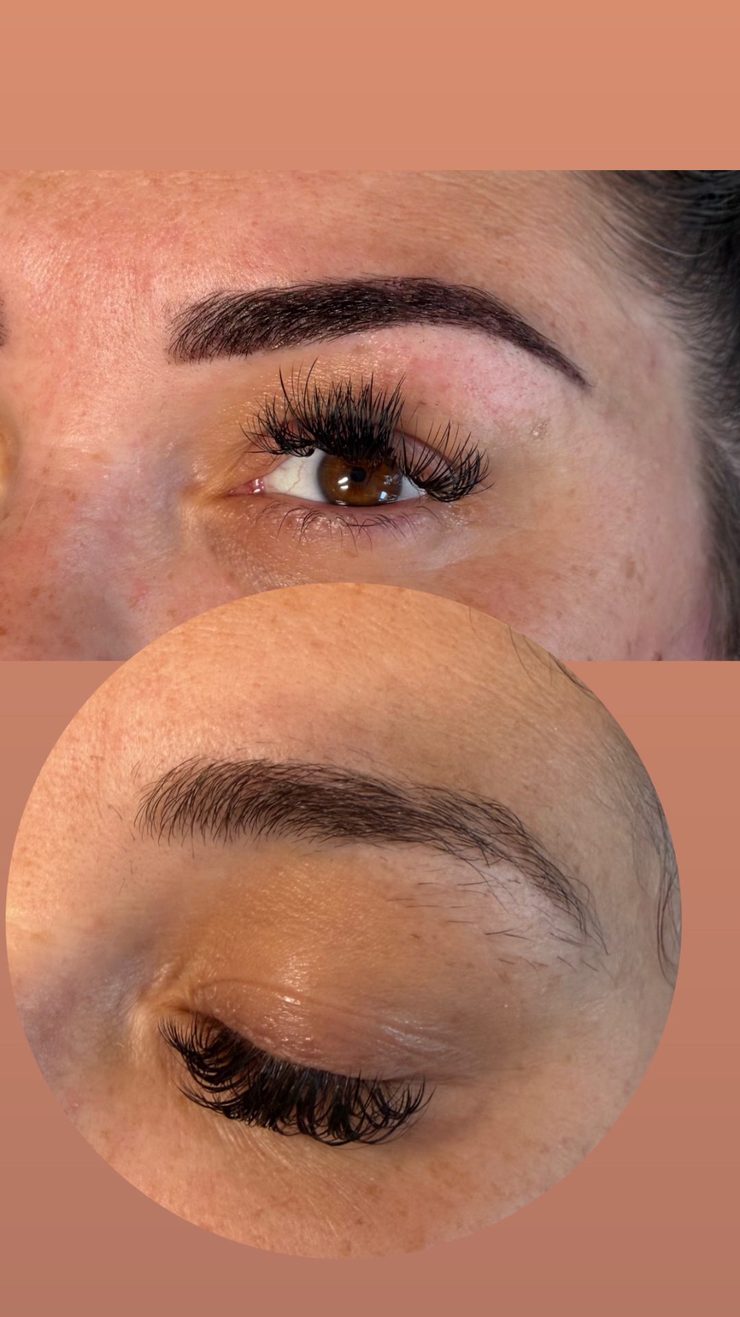 Henna brows result by Kimberley